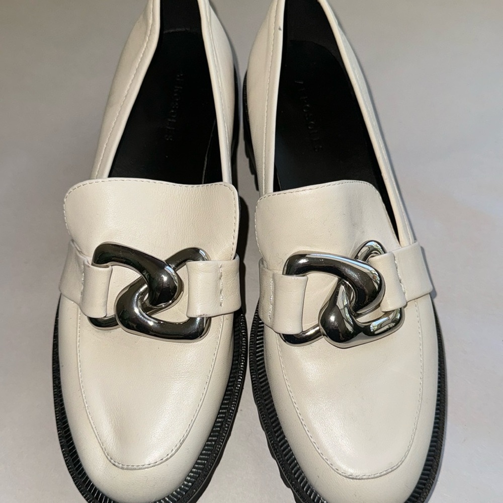 Aerosoles Lilia white loafers